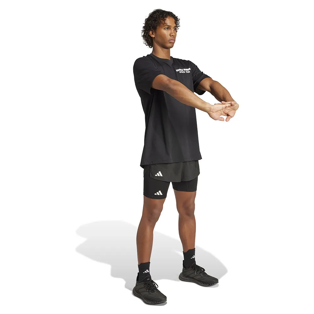 adidas Running Tacos Later Graphic Kurzarm-t-shirt male