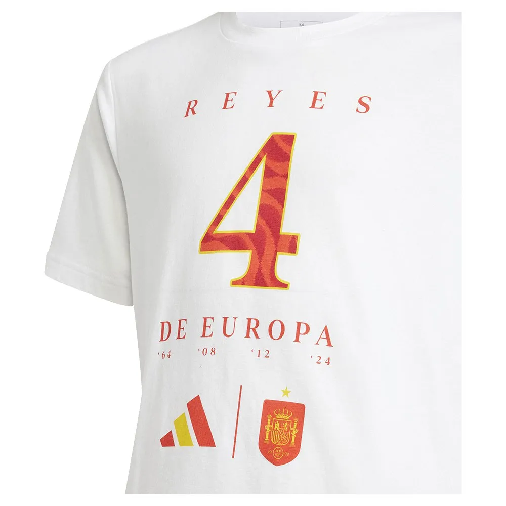 adidas Spain Euro Winner 24 Kurzarm-t-shirt adidas Spain Euro Winner 24 Kurzarm-t-shirt
