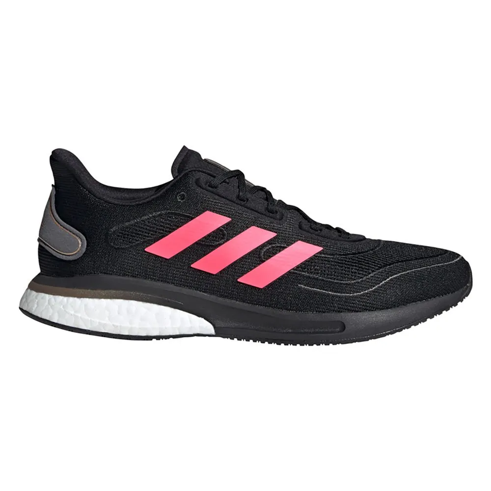 adidas Supernova Laufschuhe male, Core black / signal pink / copper metalic