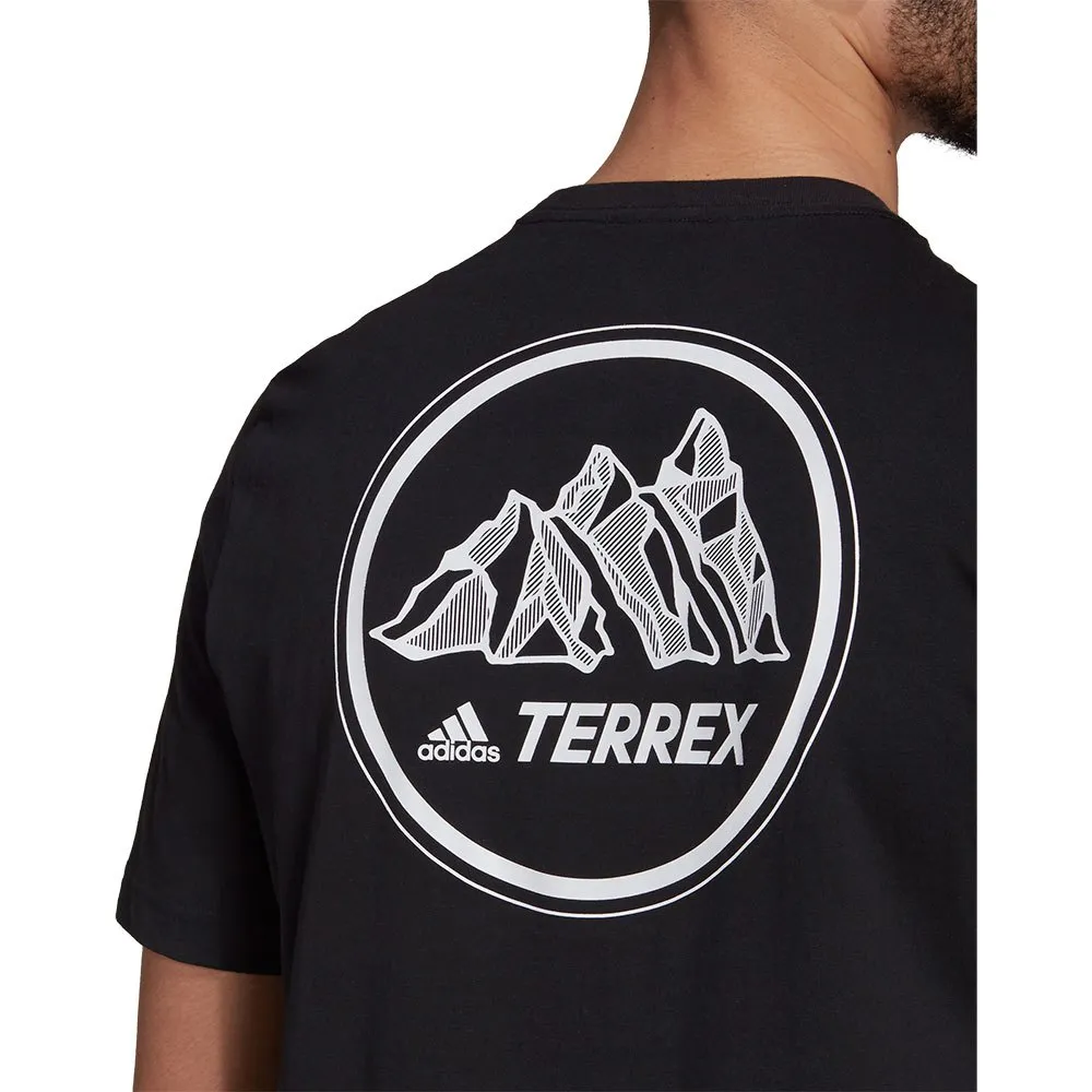 adidas Terrex Better Cotton Mountain Graphic Kurzarm-t-shirt, Black adidas Terrex Better Cotton Mountain Graphic Kurzarm-t-shirt, Black