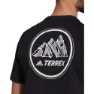 adidas Terrex Better Cotton Mountain Graphic Kurzarm-t-shirt, Black