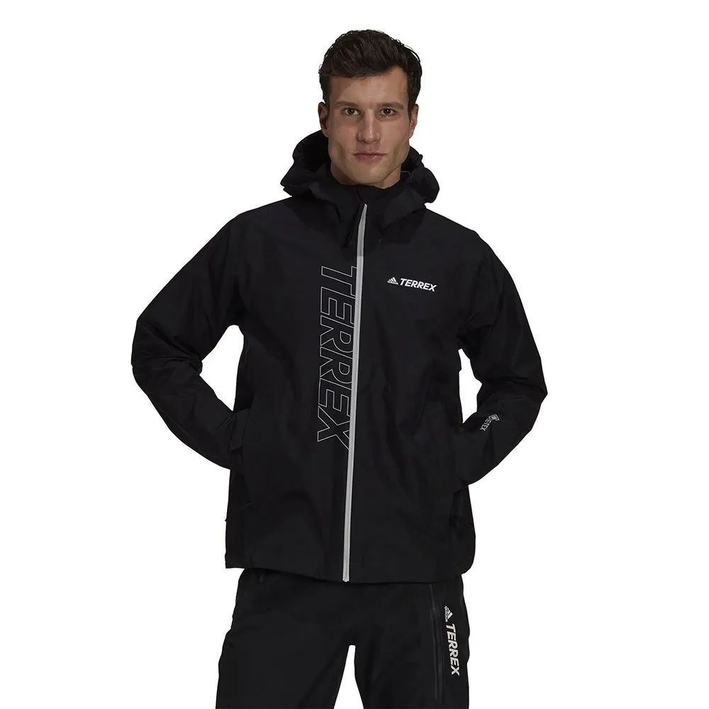 adidas Terrex Goretex Paclite Jacke, Black adidas Terrex Goretex Paclite Jacke, Black