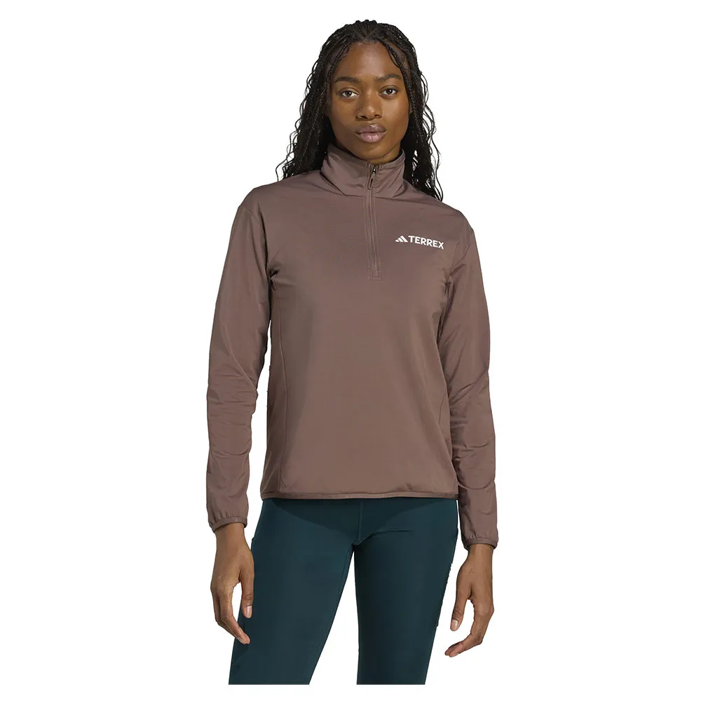 adidas Terrex Multi Climawarm Tech Fleece Mit Halbem Reißverschluss adidas Terrex Multi Climawarm Tech Fleece Mit Halbem Reißverschluss