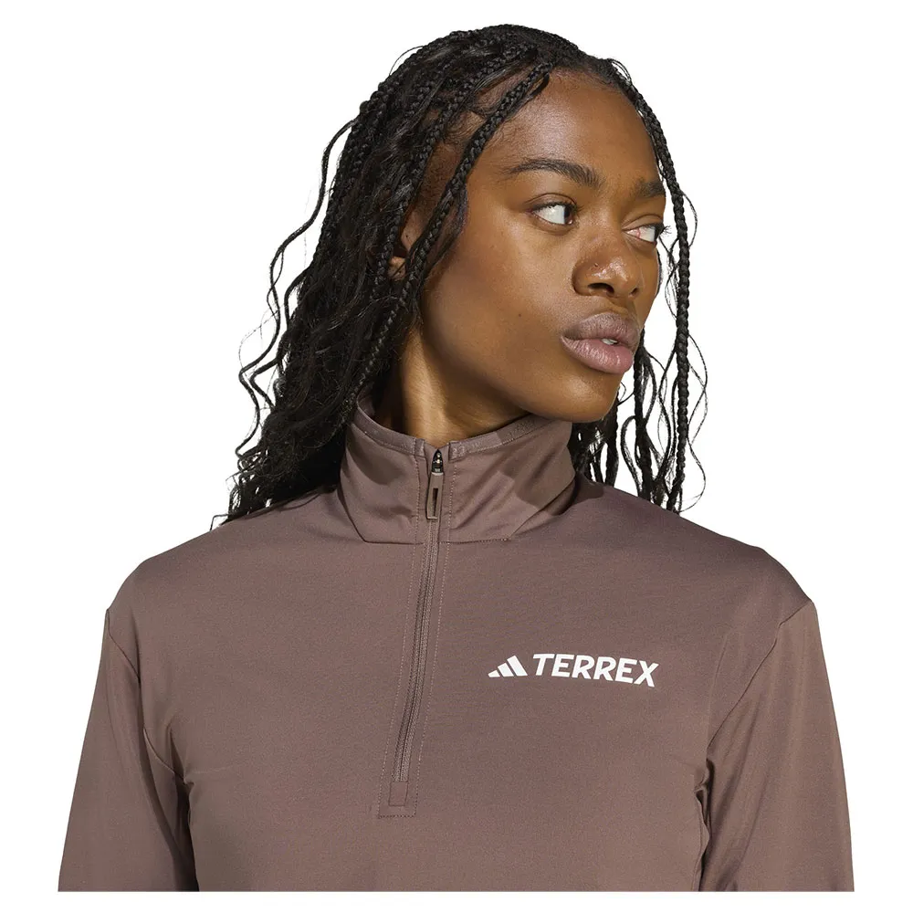 adidas Terrex Multi Climawarm Tech Fleece Mit Halbem Reißverschluss adidas Terrex Multi Climawarm Tech Fleece Mit Halbem Reißverschluss