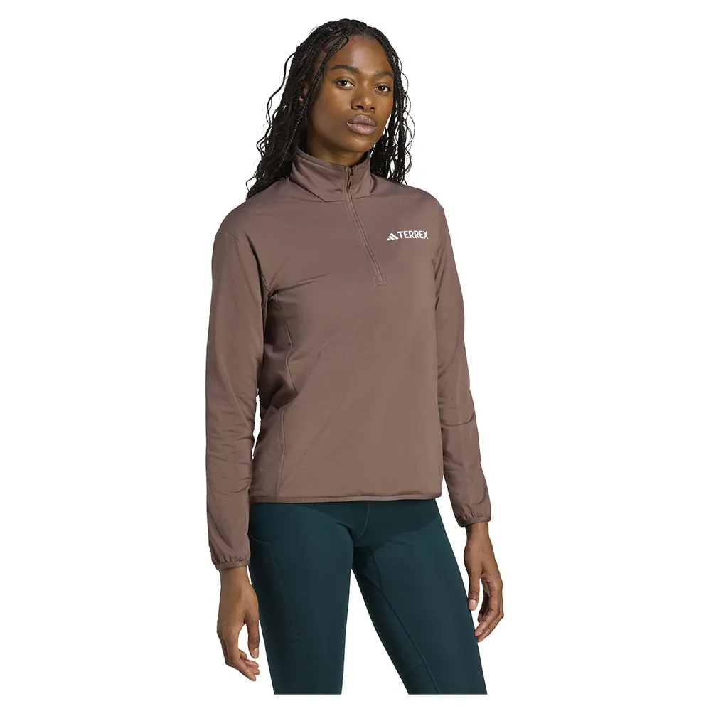 adidas Terrex Multi Climawarm Tech Fleece Mit Halbem Reißverschluss adidas Terrex Multi Climawarm Tech Fleece Mit Halbem Reißverschluss