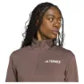 adidas Terrex Multi Climawarm Tech Fleece Mit Halbem Reißverschluss