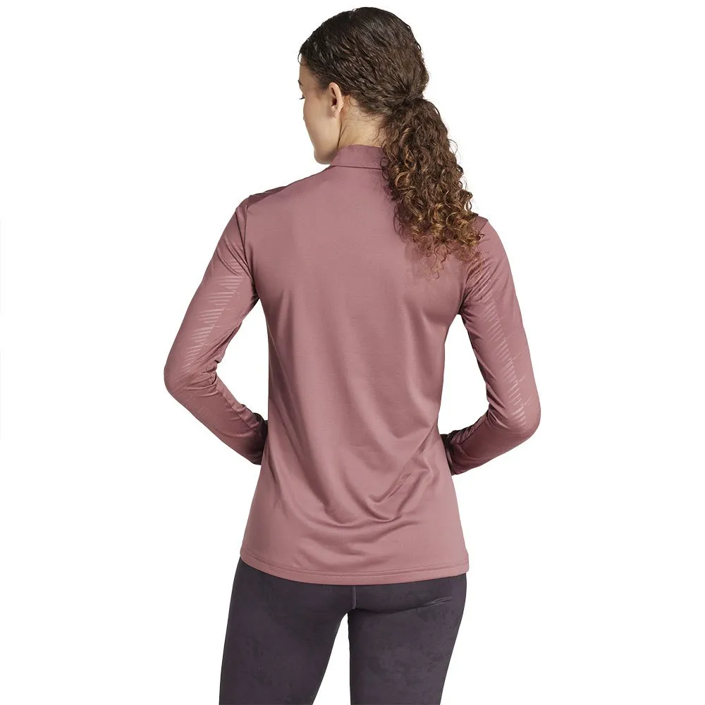 adidas Terrex Multi Halbreißverschluss-langarm-t-shirt, Quiet crimson adidas Terrex Multi Halbreißverschluss-langarm-t-shirt, Quiet crimson
