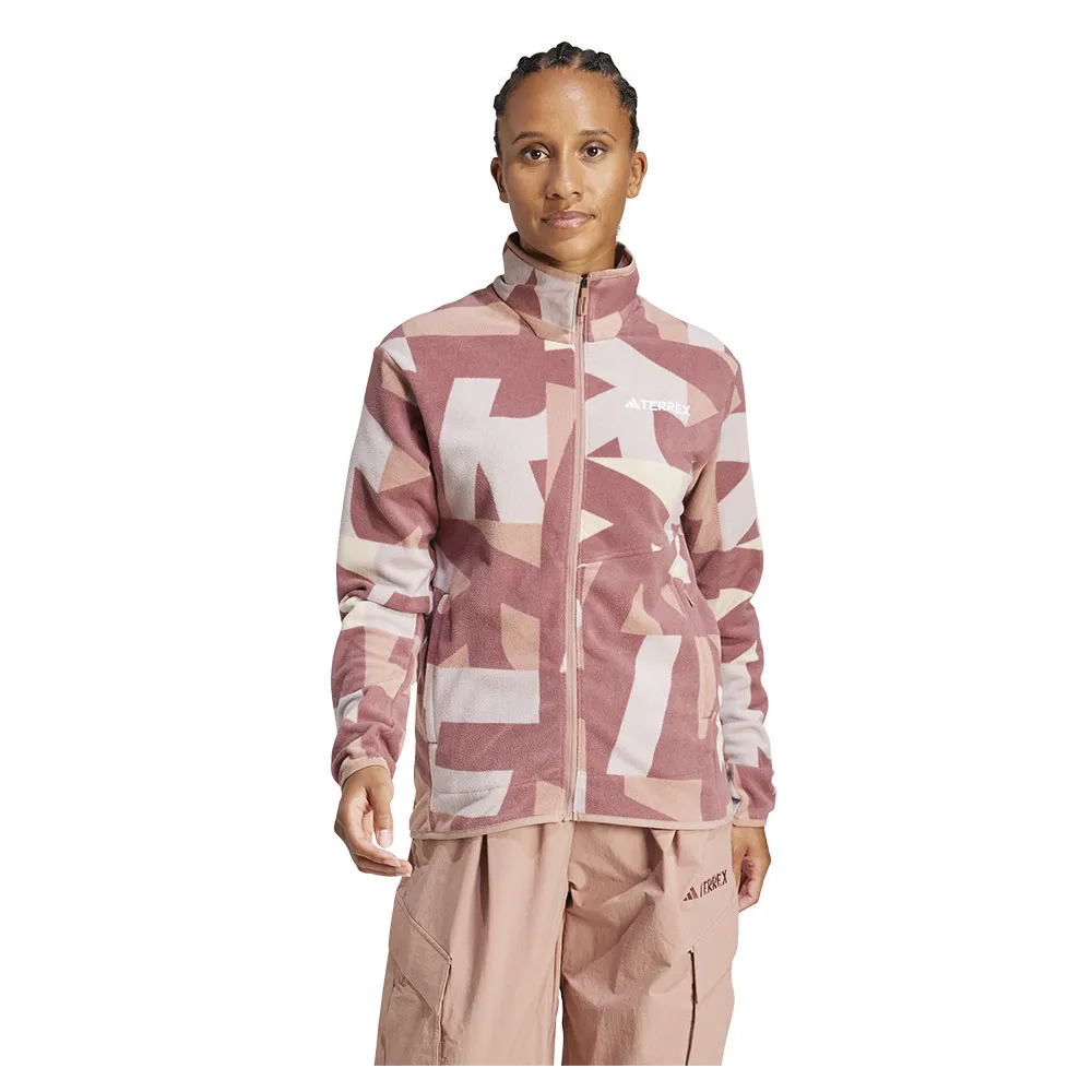 adidas Terrex Multi Printed Fleece Mit Durchgehendem Reißverschluss adidas Terrex Multi Printed Fleece Mit Durchgehendem Reißverschluss