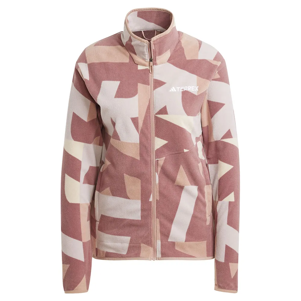 adidas Terrex Multi Printed Fleece Mit Durchgehendem Reißverschluss adidas Terrex Multi Printed Fleece Mit Durchgehendem Reißverschluss