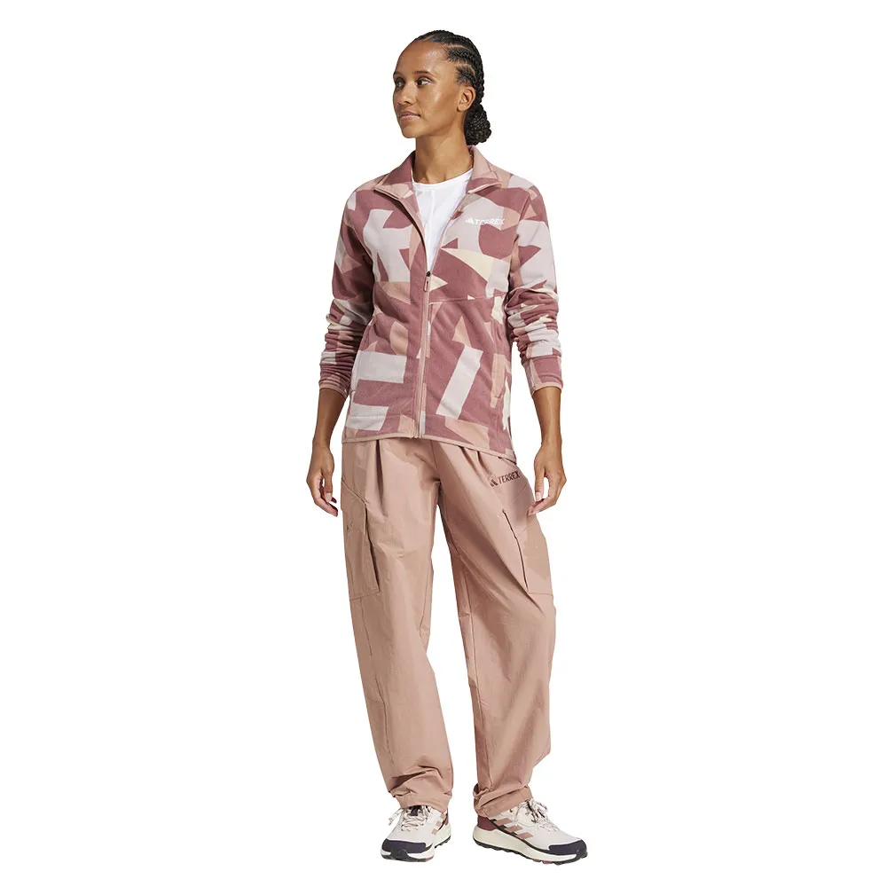 adidas Terrex Multi Printed Fleece Mit Durchgehendem Reißverschluss adidas Terrex Multi Printed Fleece Mit Durchgehendem Reißverschluss