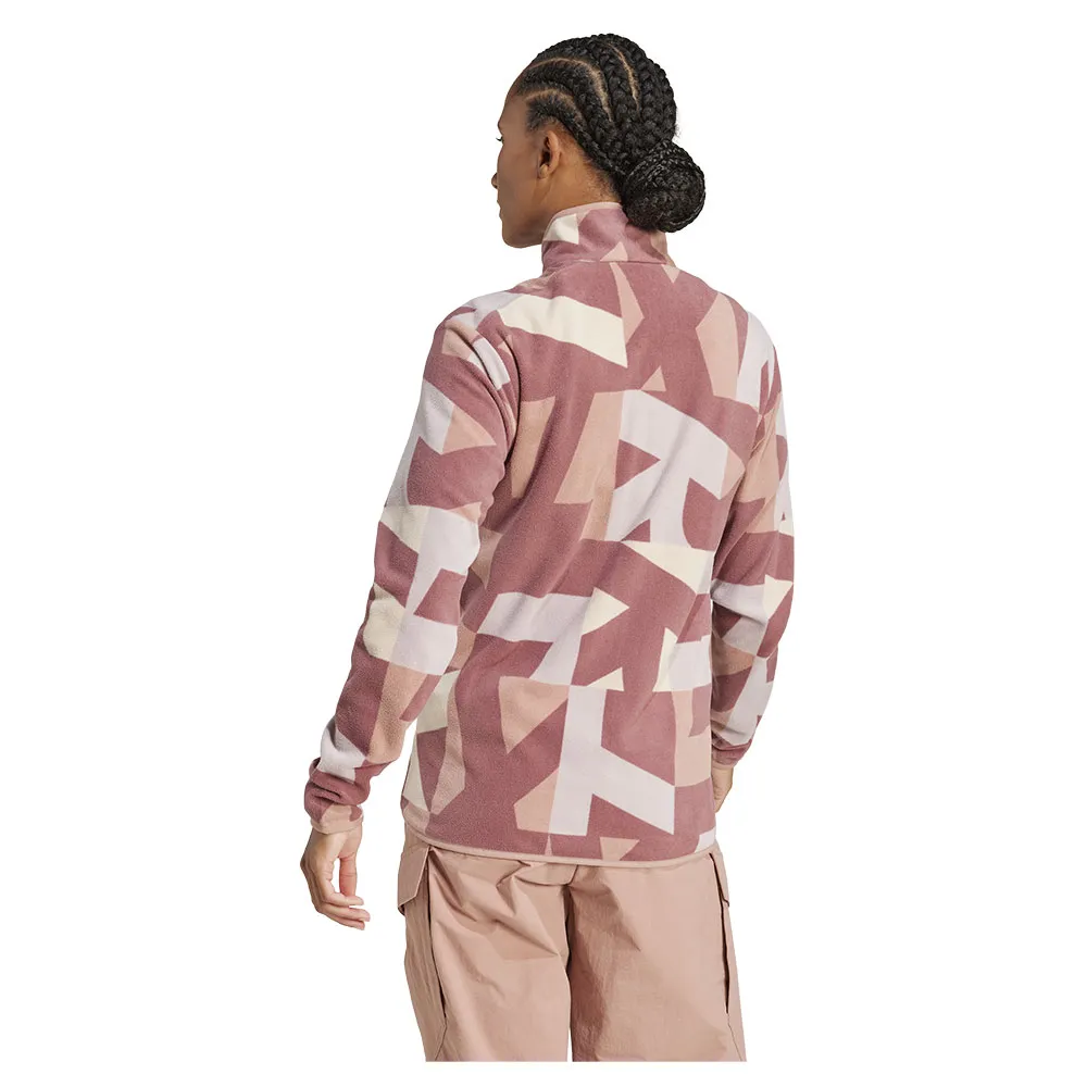 adidas Terrex Multi Printed Fleece Mit Durchgehendem Reißverschluss adidas Terrex Multi Printed Fleece Mit Durchgehendem Reißverschluss