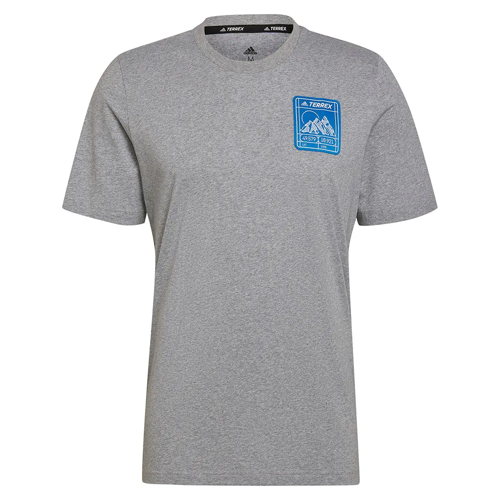 adidas Terrex Patch Mountain Graphic Kurzarm-t-shirt adidas Terrex Patch Mountain Graphic Kurzarm-t-shirt