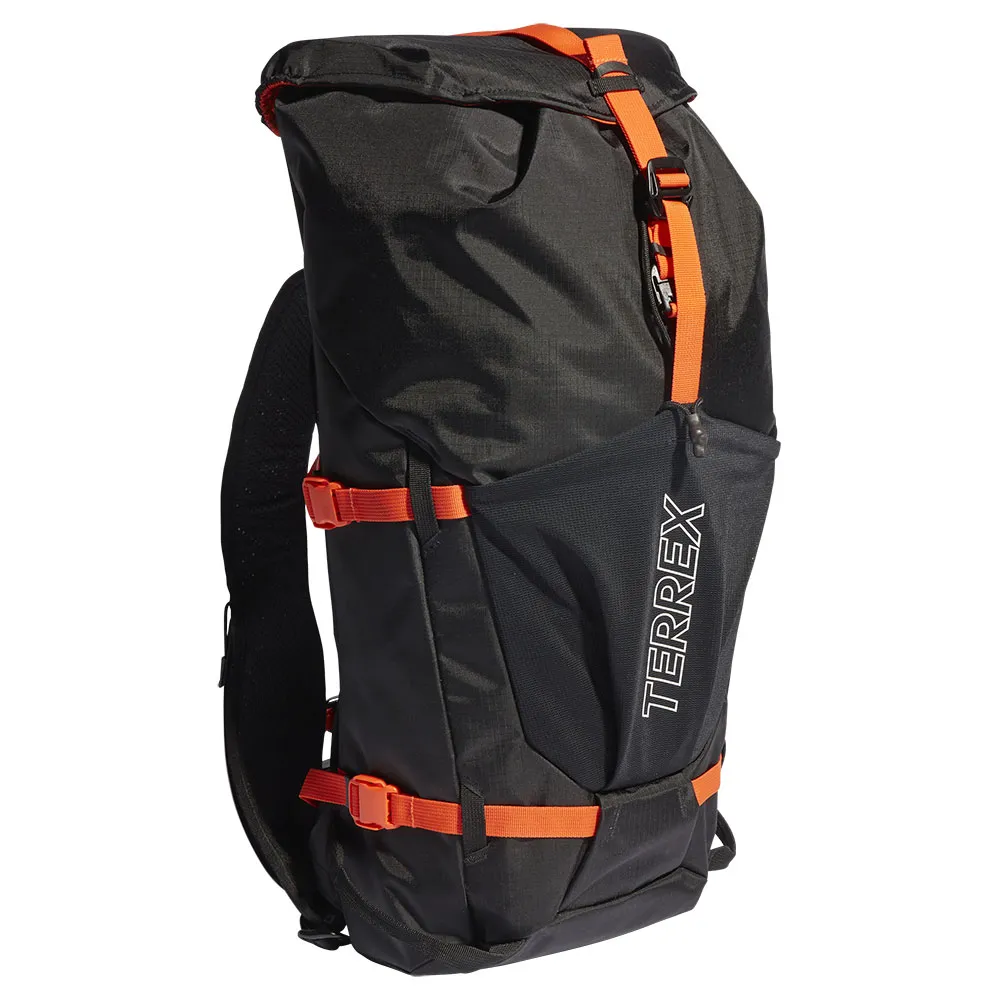adidas Terrex Rain.rdy Mountaineering 31l Rucksack, Black / impact orange