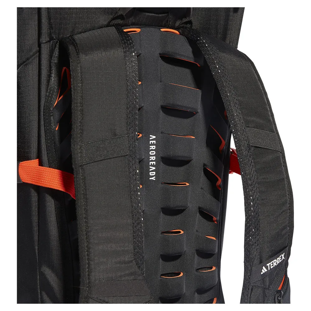 adidas Terrex Rain.rdy Mountaineering 31l Rucksack, Black / impact orange