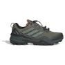 Olive strata / silver green / core black