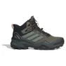 Olive strata / silver green / core black