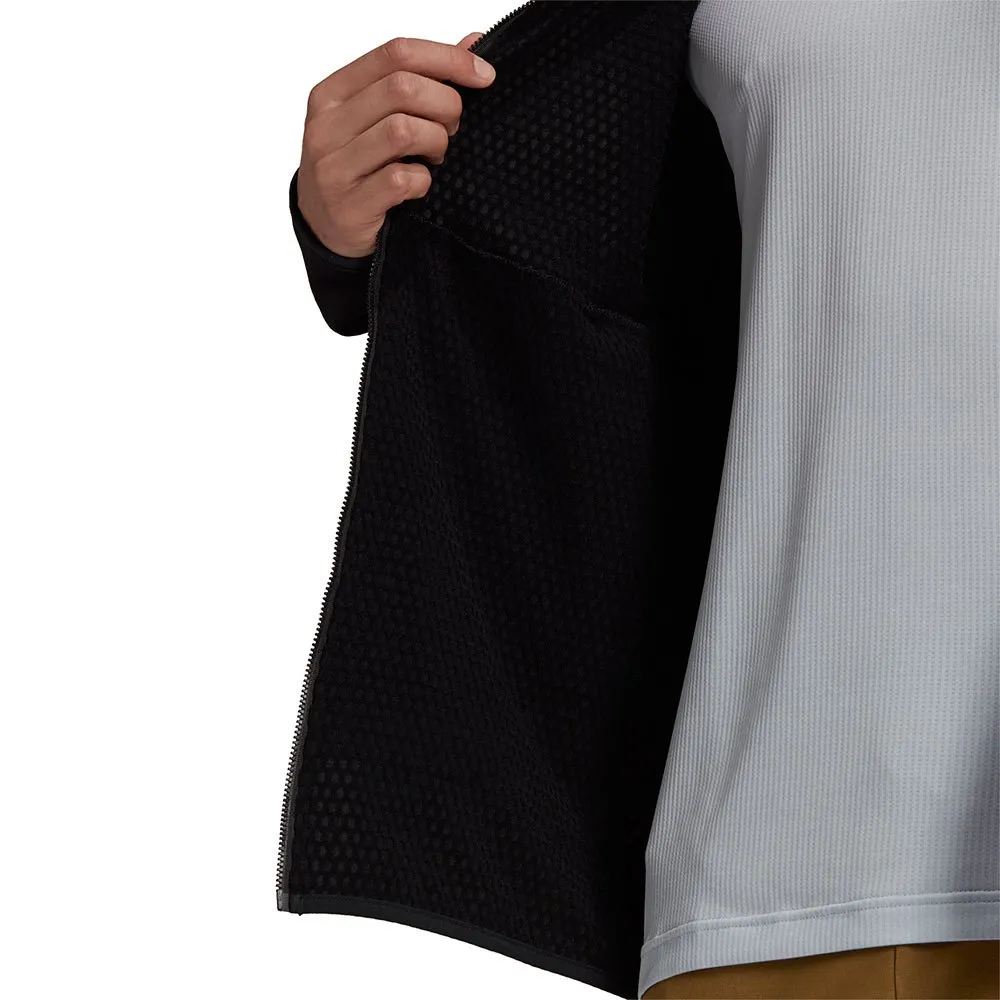 adidas Terrex Tech Lite Hiking Fleece Mit Durchgehendem Reißverschluss, Black adidas Terrex Tech Lite Hiking Fleece Mit Durchgehendem Reißverschluss, Black