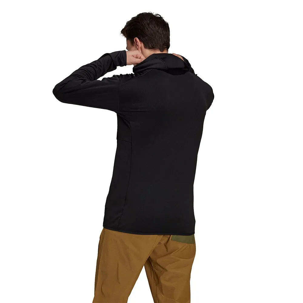 adidas Terrex Tech Lite Hiking Fleece Mit Durchgehendem Reißverschluss, Black adidas Terrex Tech Lite Hiking Fleece Mit Durchgehendem Reißverschluss, Black
