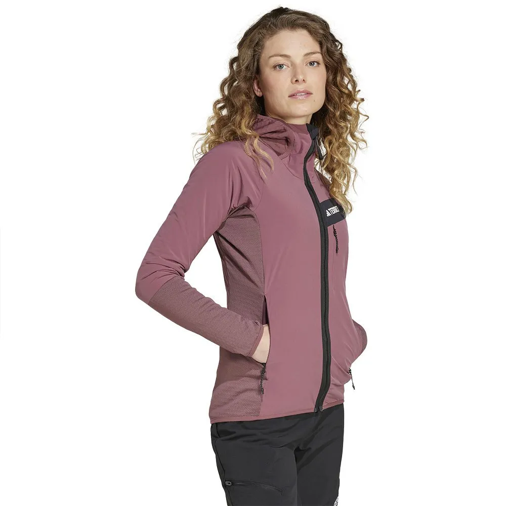 adidas Terrex Techrock Wind Fleece Mit Durchgehendem Reißverschluss adidas Terrex Techrock Wind Fleece Mit Durchgehendem Reißverschluss