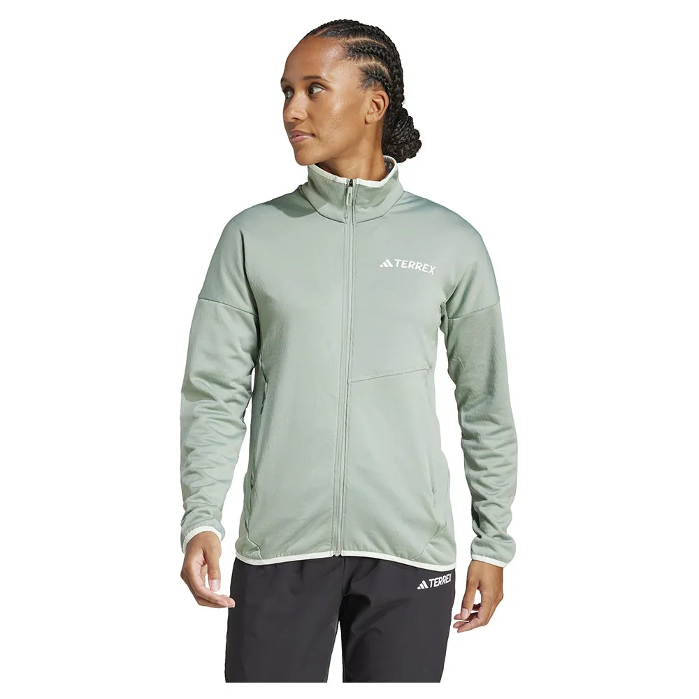 adidas Terrex Xperior Climawarm Light Fleece Mit Durchgehendem Reißverschluss adidas Terrex Xperior Climawarm Light Fleece Mit Durchgehendem Reißverschluss