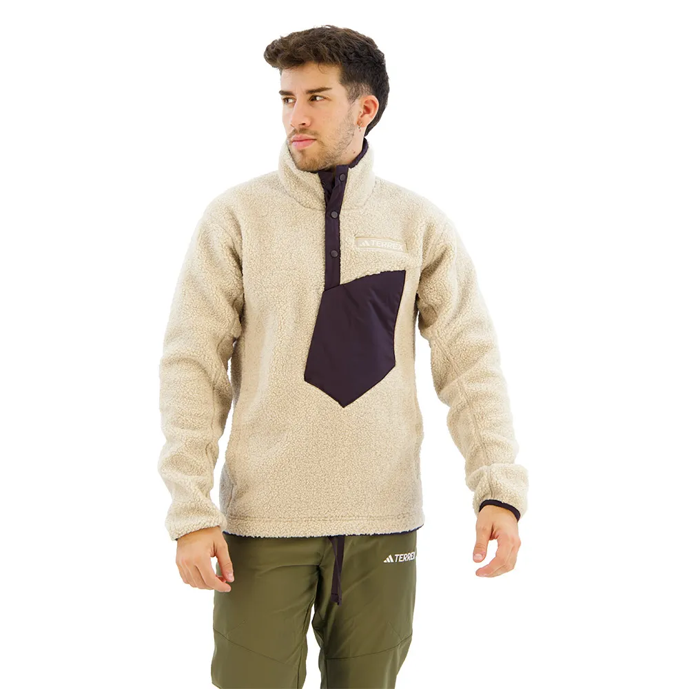 adidas Terrex Xploric High Pile Fleece Mit Durchgehendem Reißverschluss adidas Terrex Xploric High Pile Fleece Mit Durchgehendem Reißverschluss