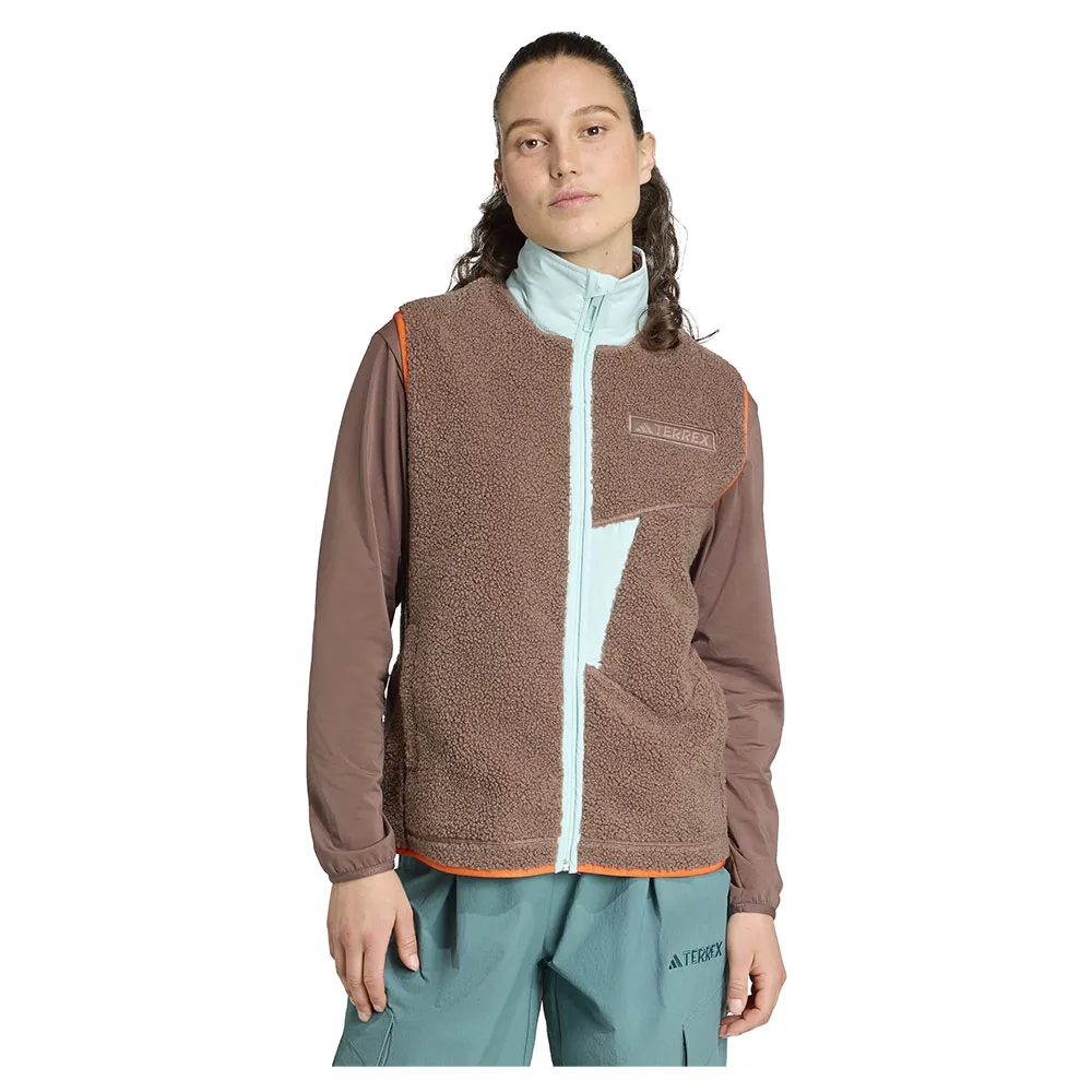 adidas Terrex Xploric High Pile Fleece Weste adidas Terrex Xploric High Pile Fleece Weste