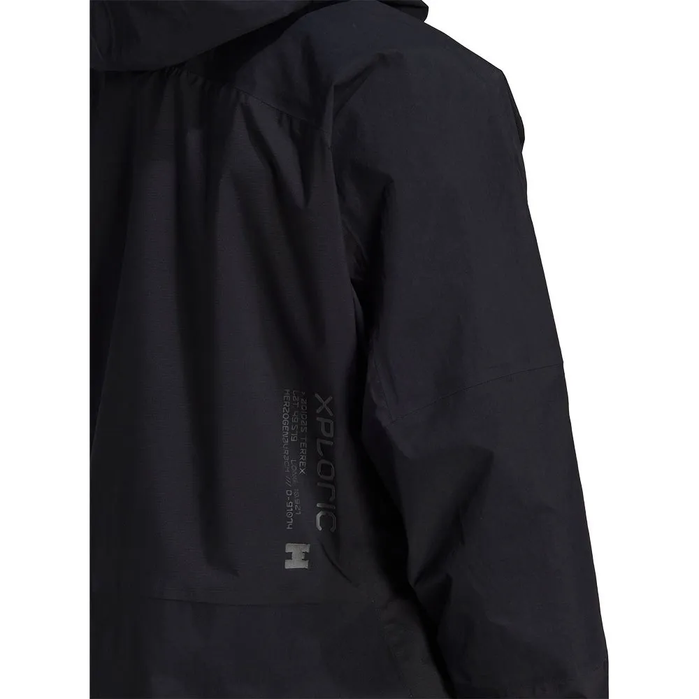adidas Terrex Xploric Rain.rdy Mountain Jacke, Black adidas Terrex Xploric Rain.rdy Mountain Jacke, Black