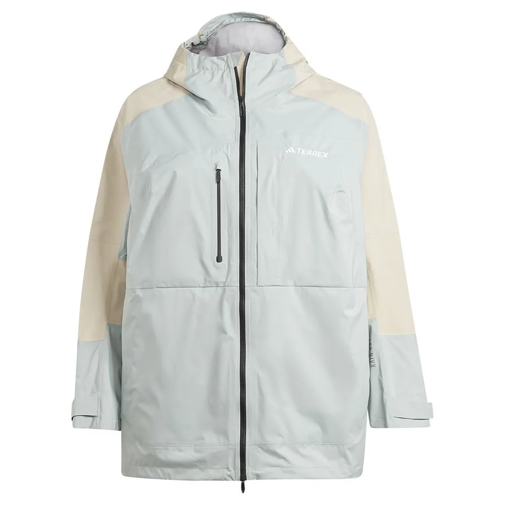 adidas Terrex Xploric Rain.rdy Plus Size Jacke, Wonsil / wonbei adidas Terrex Xploric Rain.rdy Plus Size Jacke, Wonsil / wonbei