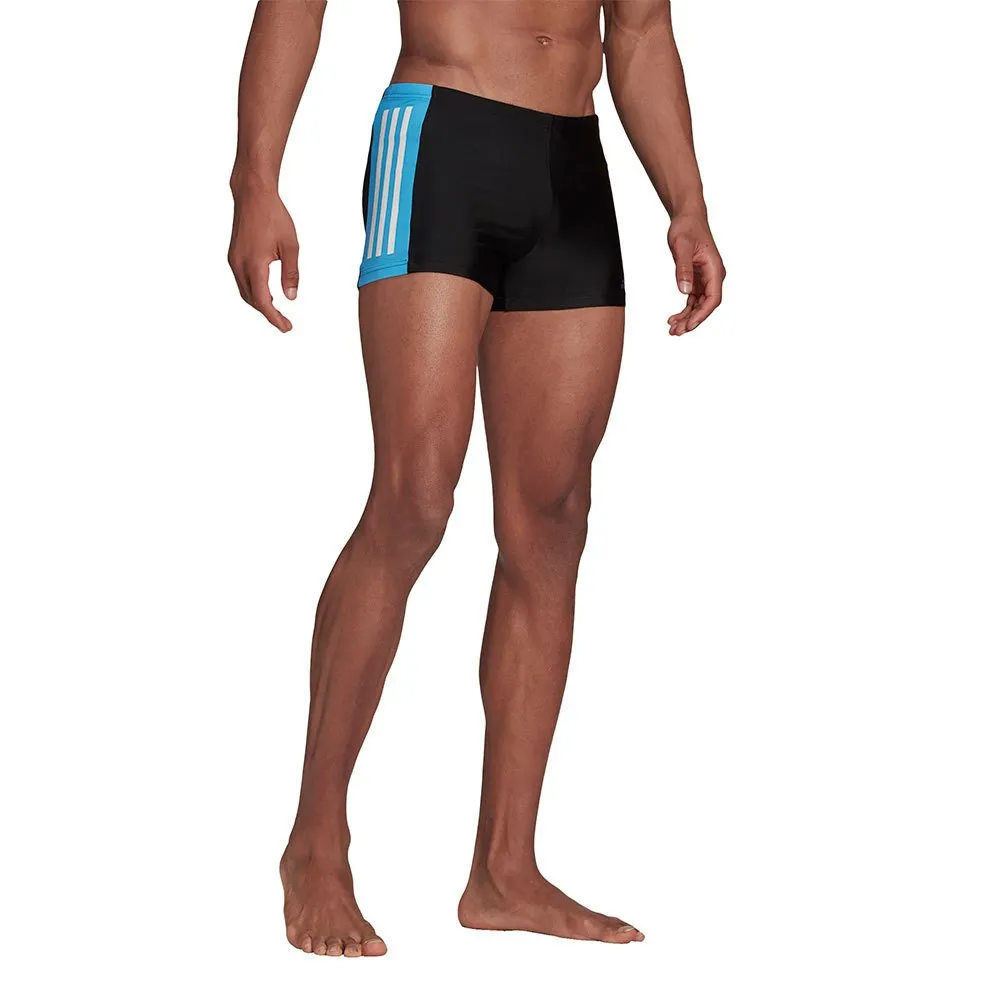 adidas Three Second Badehose Boxer, Black / real blue adidas Three Second Badehose Boxer, Black / real blue