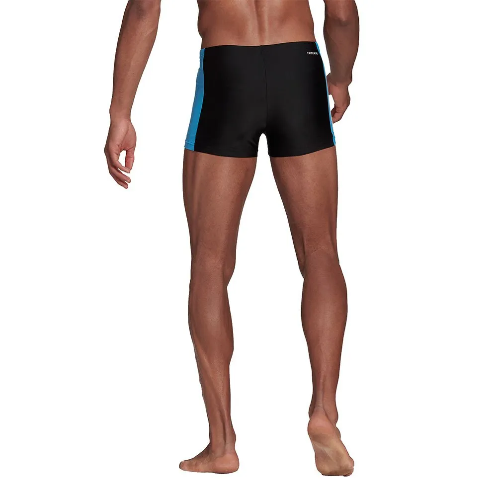 adidas Three Second Badehose Boxer, Black / real blue adidas Three Second Badehose Boxer, Black / real blue