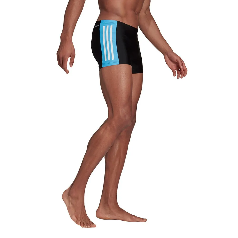 adidas Three Second Badehose Boxer, Black / real blue adidas Three Second Badehose Boxer, Black / real blue