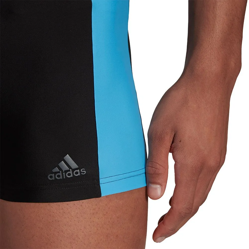 adidas Three Second Badehose Boxer, Black / real blue adidas Three Second Badehose Boxer, Black / real blue