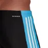 adidas Three Second Badehose Boxer, Black / real blue