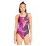 adidas Tie-dyed Graphic V-back Badeanzug female