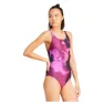 adidas Tie-dyed Graphic V-back Badeanzug female