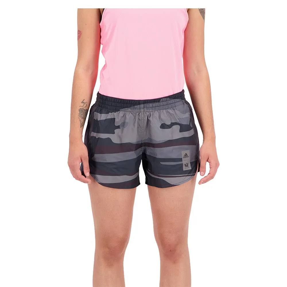 adidas Tm Fast Kurze Hose female, Dark grey