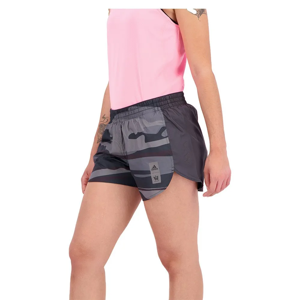 adidas Tm Fast Kurze Hose female, Dark grey
