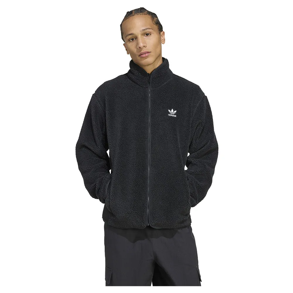 adidas Trefoil Essentials Teddy Fleece Mit Durchgehendem Reißverschluss