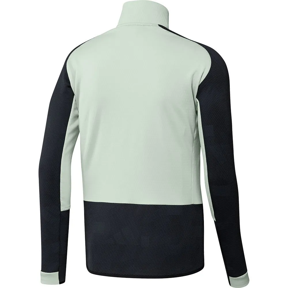 adidas Tx Flooce Fleece Mit Durchgehendem Reißverschluss, Linen green / black adidas Tx Flooce Fleece Mit Durchgehendem Reißverschluss, Linen green / black