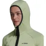 adidas Txfloocelt Reißverschlusspullover, Magic lime / black