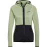 adidas Txfloocelt Reißverschlusspullover, Magic lime / black