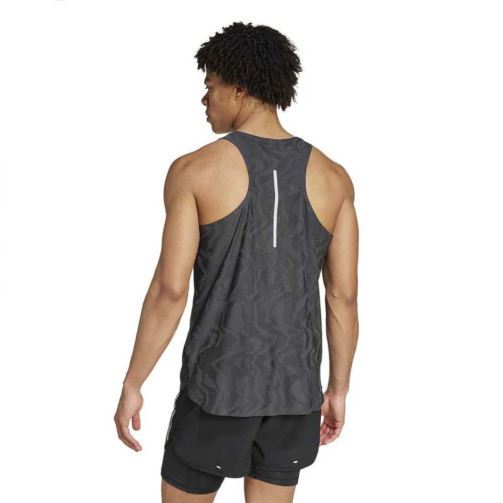 adidas Ultimate Engineered Running ärmelloses T-shirt male, Black adidas Ultimate Engineered Running ärmelloses T-shirt male, Black
