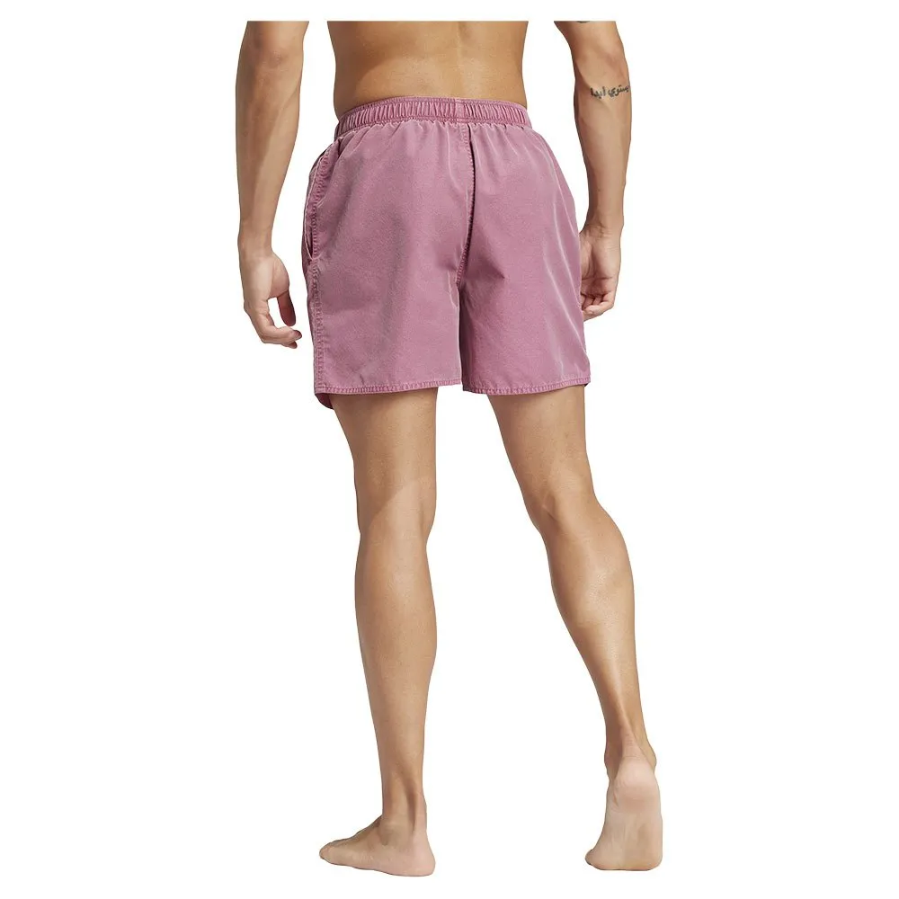 adidas Washed Out Cix Badeshorts male, Preloved crimson / white