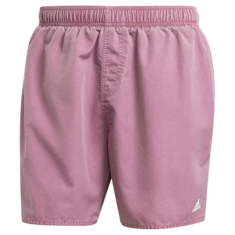 adidas Washed Out Cix Badeshorts male, Preloved crimson / white