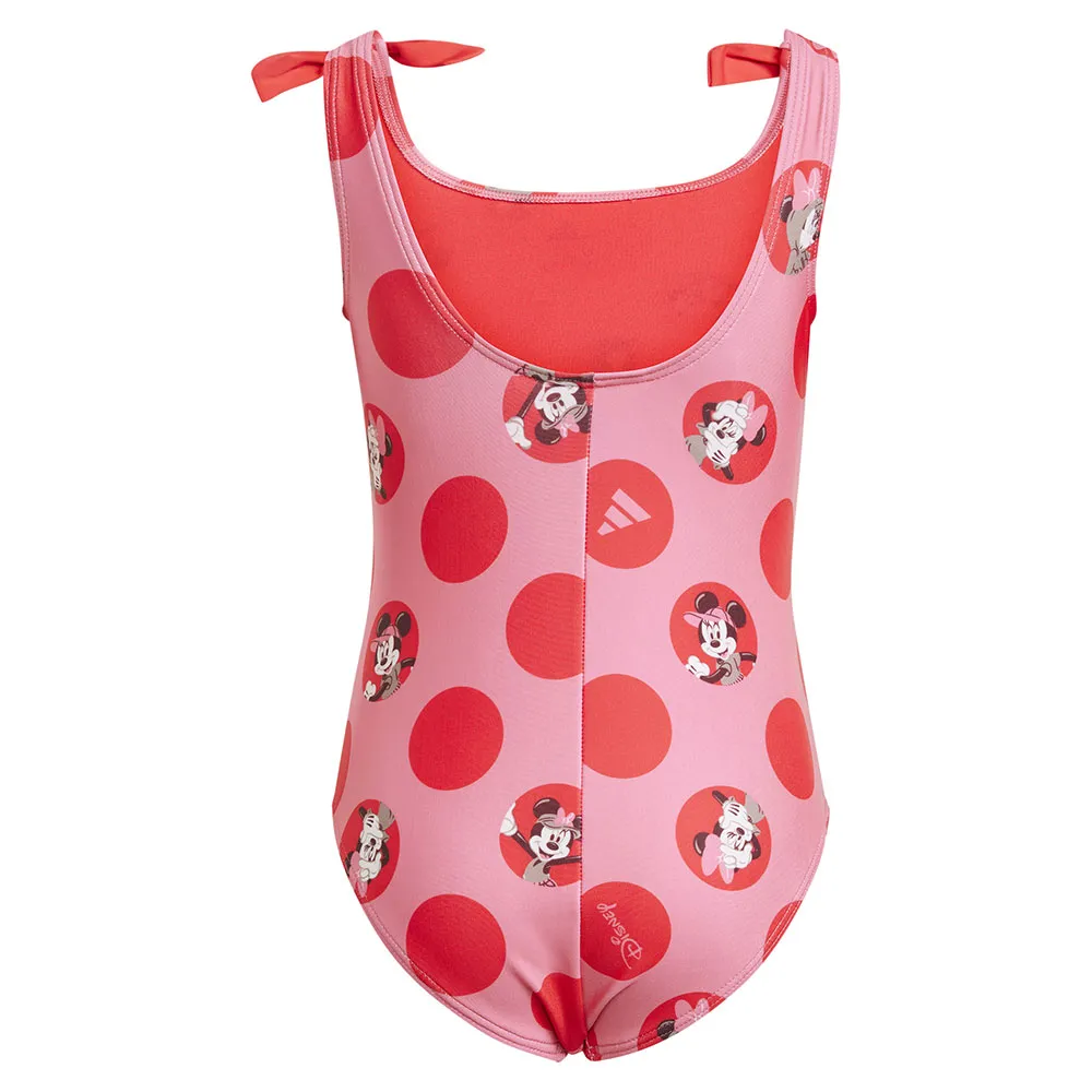 adidas X Disney Minnie Mouse Badeanzug female, Pink fusion / pure ruby / off white / aurora ruby, 9-10Y