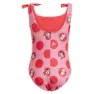 adidas X Disney Minnie Mouse Badeanzug female, Pink fusion / pure ruby / off white / aurora ruby, 9-10Y