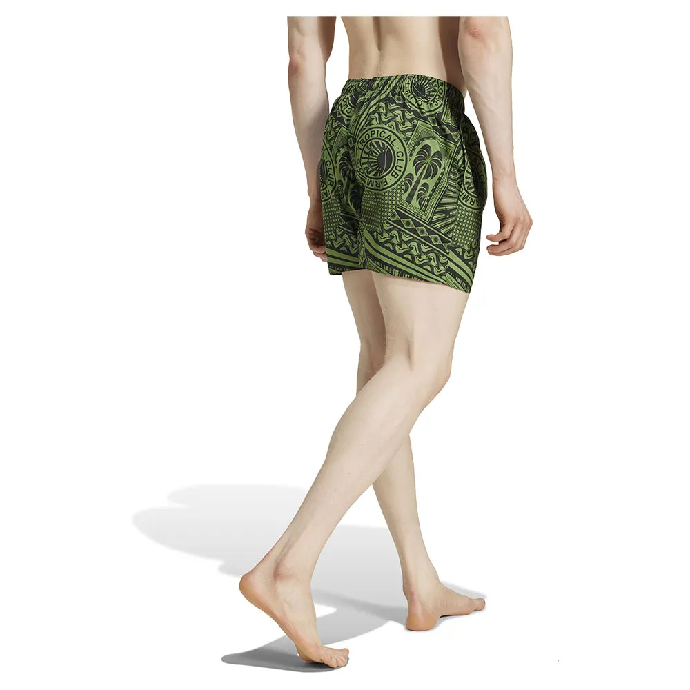 adidas X Farm 3 Stripes 5´´ Badeshorts adidas X Farm 3 Stripes 5´´ Badeshorts