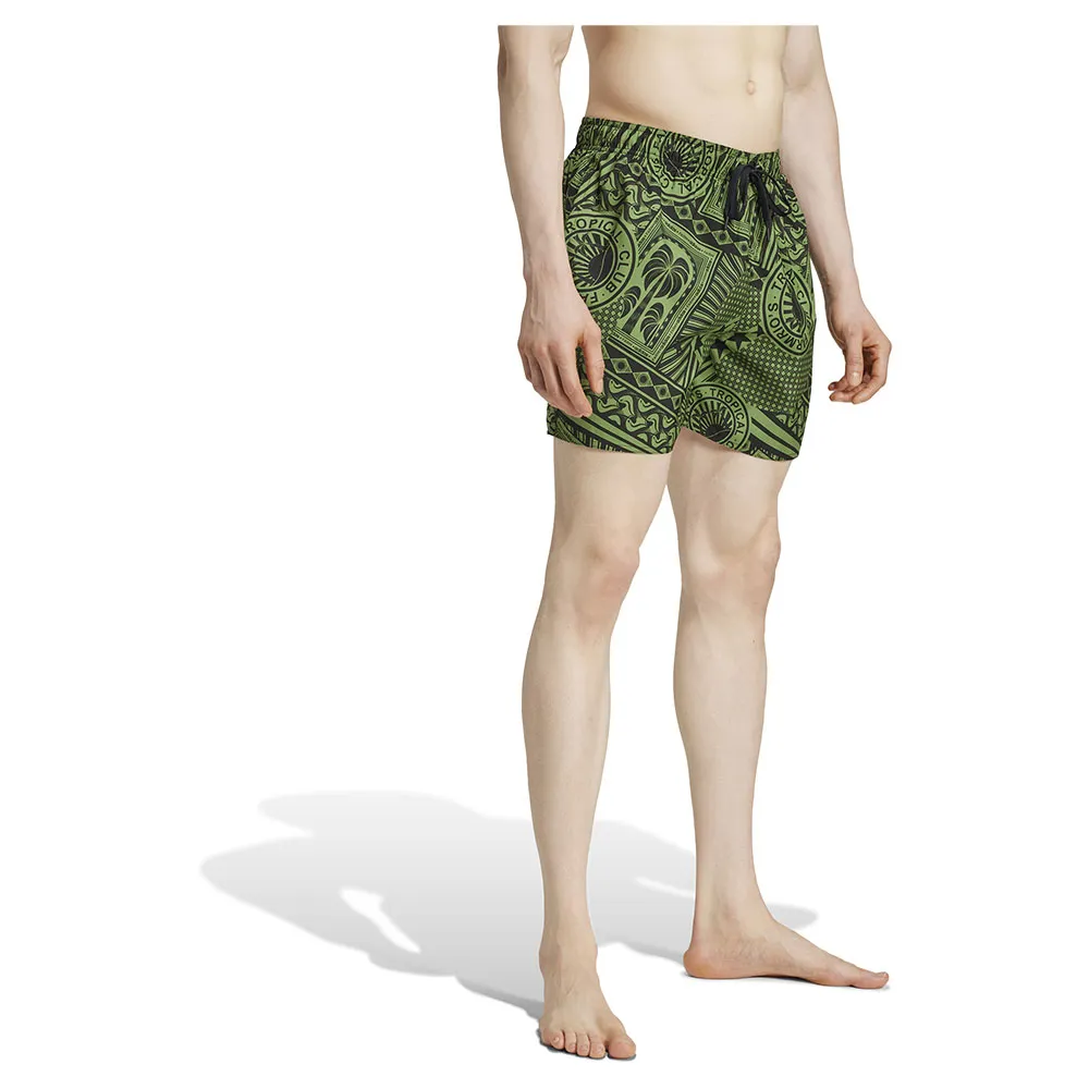 adidas X Farm 3 Stripes 5´´ Badeshorts adidas X Farm 3 Stripes 5´´ Badeshorts