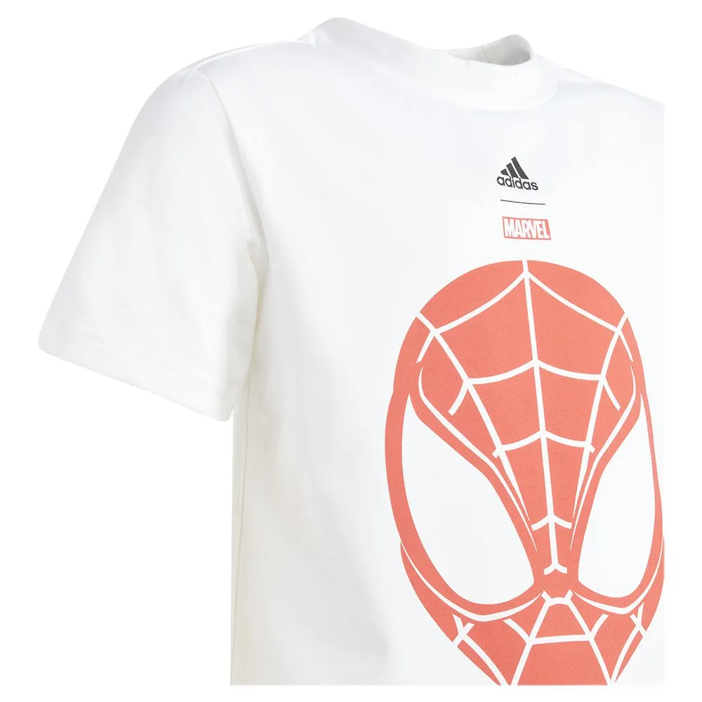 adidas X Marvel Spider-man Kurzarm-set, White / brired, 12-24MON adidas X Marvel Spider-man Kurzarm-set, White / brired, 12-24MON