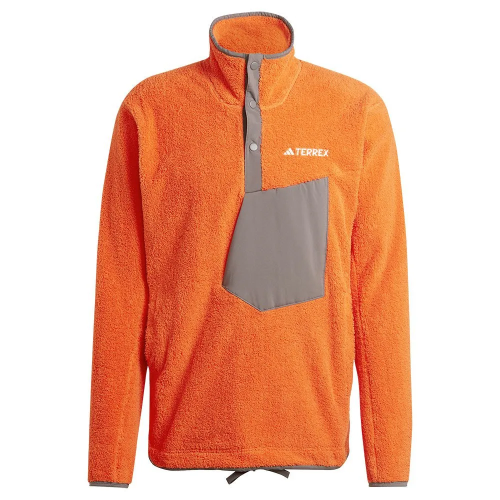 adidas Xpl Pile Snap Fleece Mit Durchgehendem Reißverschluss